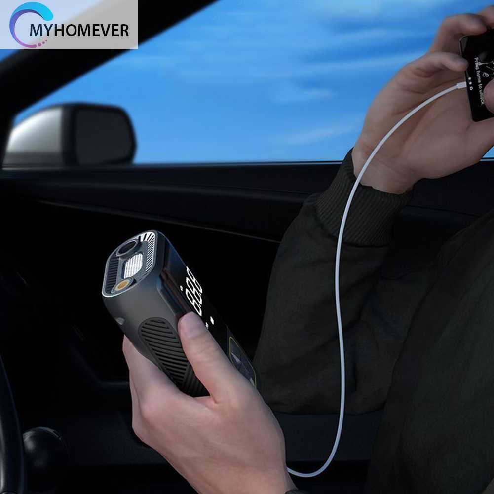 Máy Bơm Lốp Xe Điện Mini 4000mAh 150PSI Type-C USB