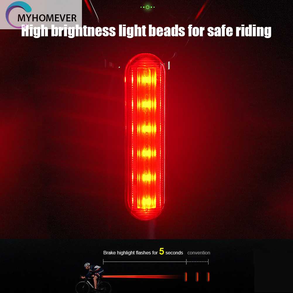 Đèn Phanh Xe Đạp 30LM Cảm Biến Ánh Sáng 450mAh