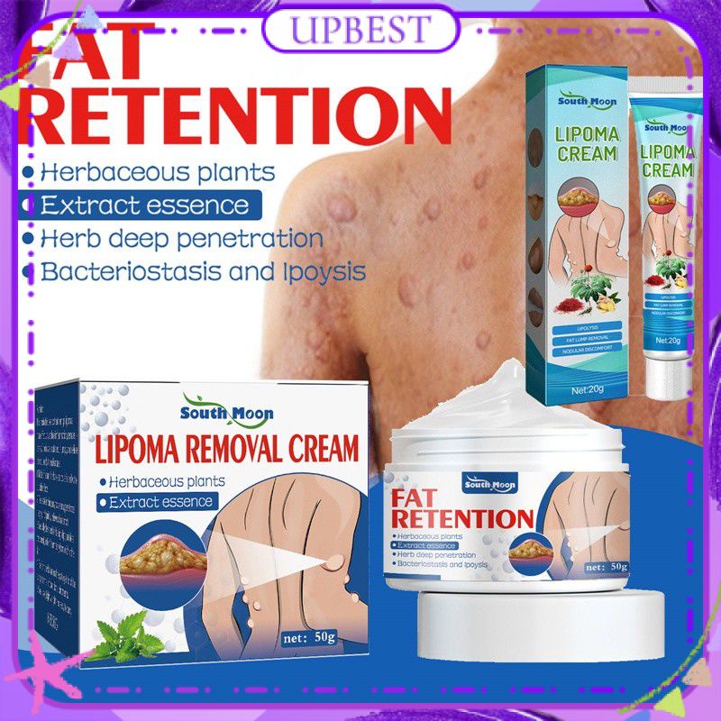 ♕Kem Loại Bỏ lipoma mặt trăng phía nam chất béo tích tụ loại bỏ NẠO VÉT khối u cơ thể dưới da thuốc mỡ tự nhiên Thảo Dược Điều trị sản phẩm chăm sóc cơ thể 50g upbest