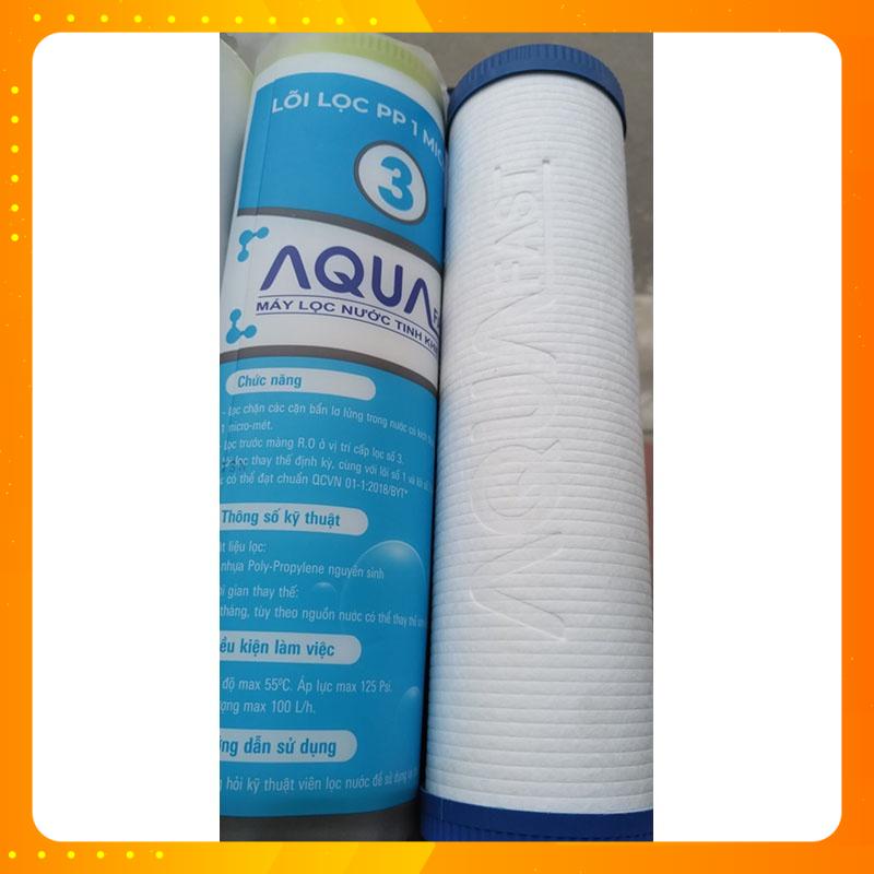 Lõi lọc nước thô số 3 PP 1 micron AQUA FAST hàng Xịn