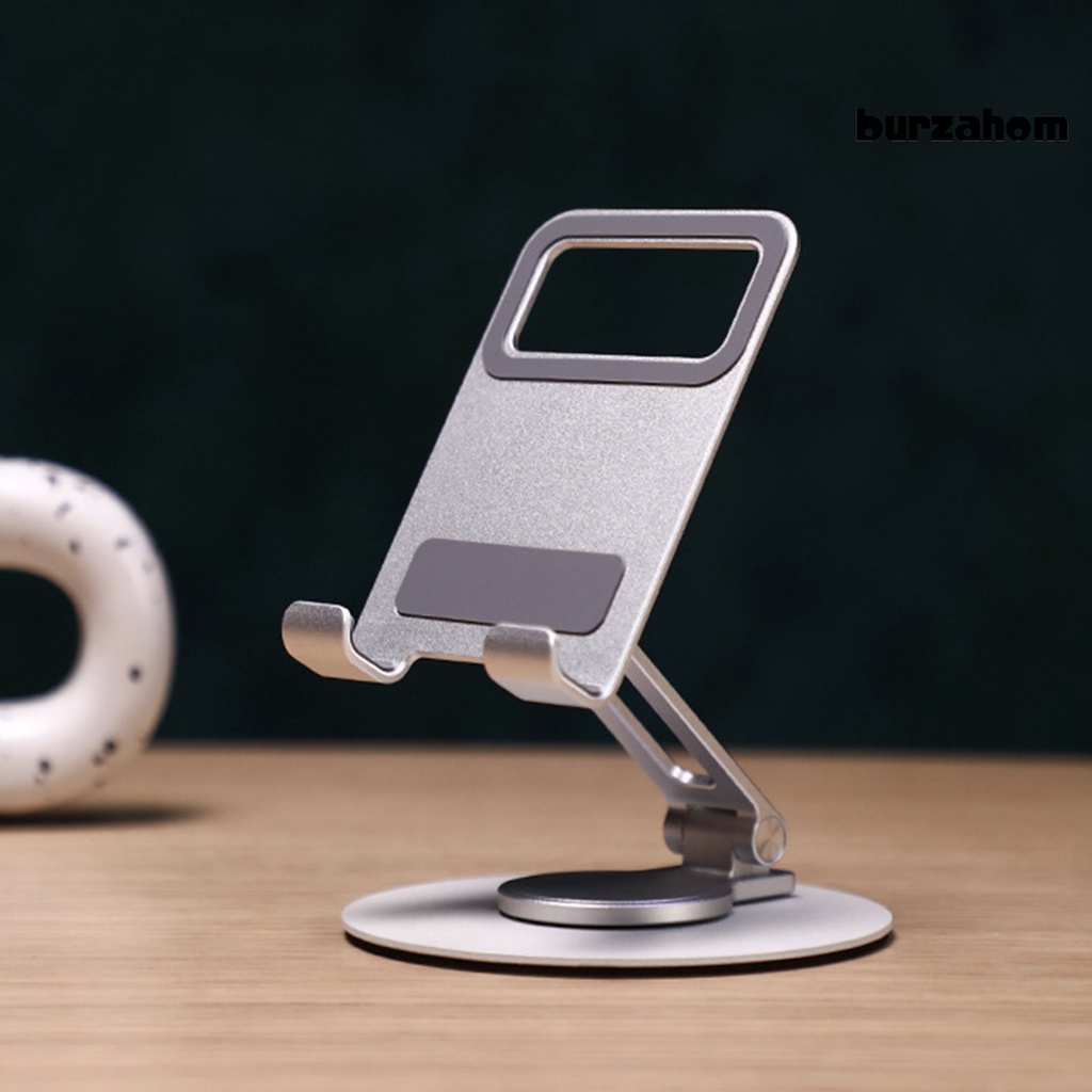Giá Đỡ Điện Thoại / Máy Tính Bảng Bằng Hợp Kim Nhôm Xoay 360 Độ Chống Trượt Có Thể Điều Chỉnh Tiện Dụng