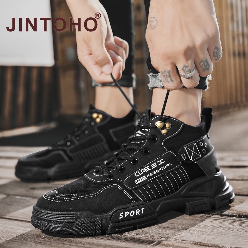 Giày Bốt Da Chống Trượt Thời Trang Cho Nam