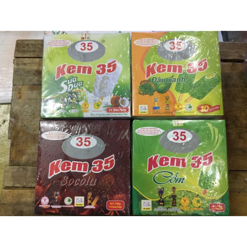 Kem tràng tiền 35 socola 10 que