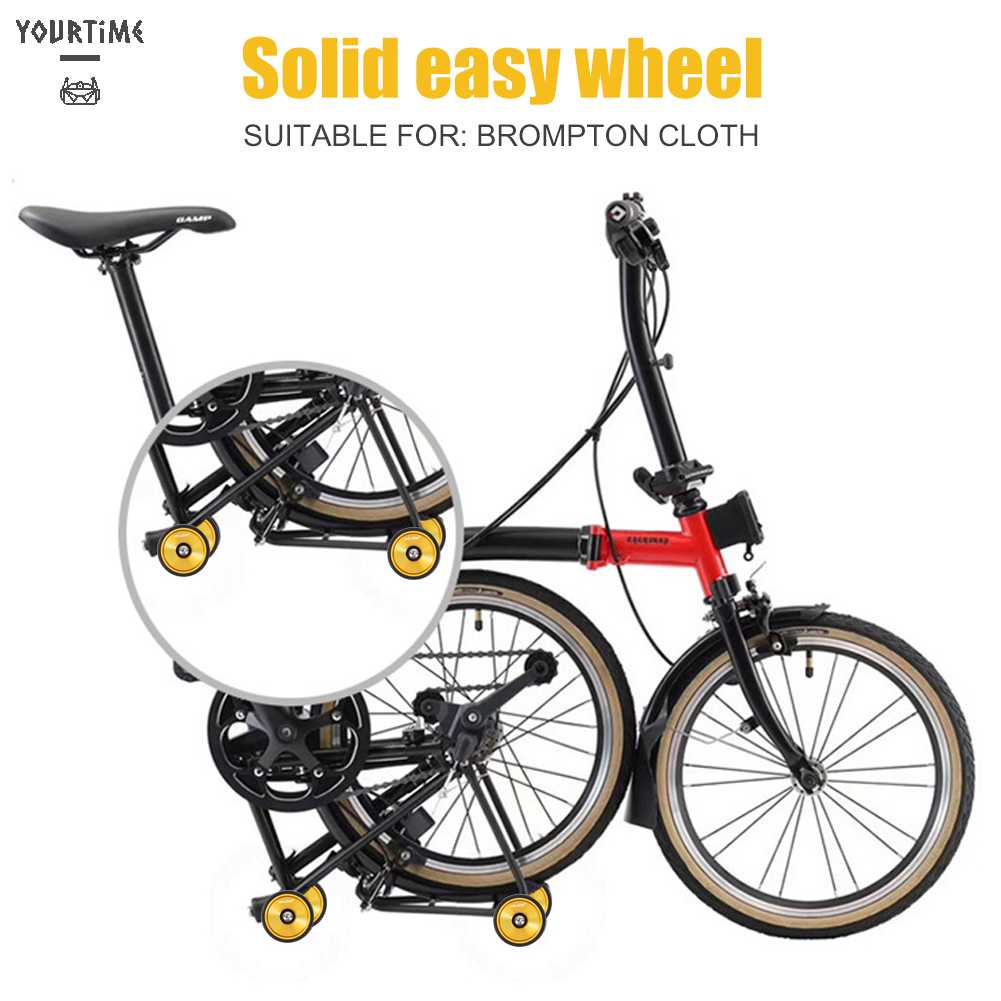 1 Bánh Xe Đạp Dễ Dàng Gấp Mở Cho Brompton CNC
