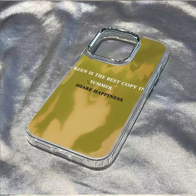 ✅Ốp Điện Thoại Màu Matcha Mềm Chống Sốc 137 8 max14pro iPhone1211 7XEW