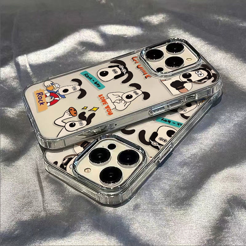 ✅Ốp Điện Thoại Mềm Chống Sốc In Hình Chú Cún Cho Iphone 12 plus 13 / 11714 Pro Max 8 E5Z6