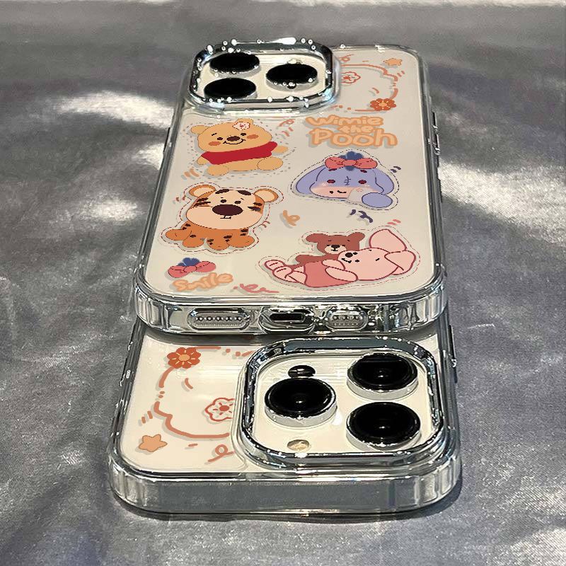 ✅Ốp Điện Thoại Mềm Chống Sốc Hình Gấu Pooh 13 Cho iPhone12 maxins78plus1114pro