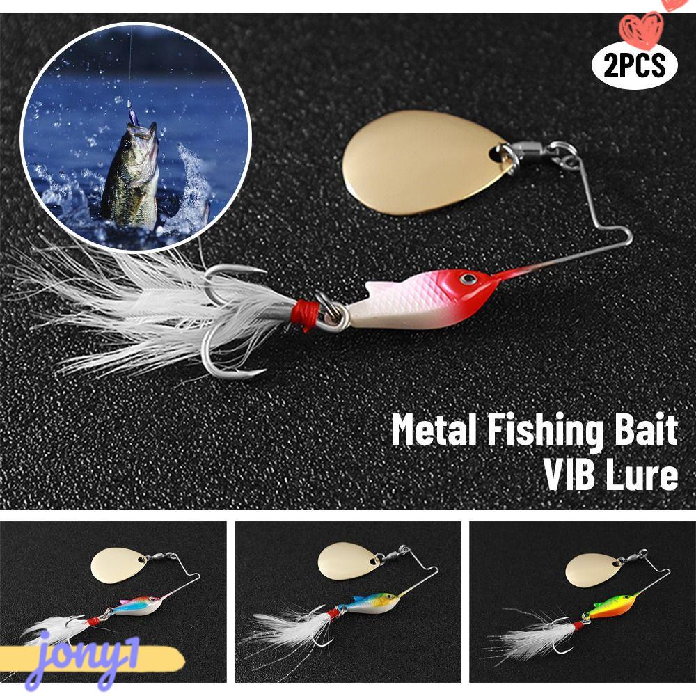 Mồi Câu Cá Xoay Bằng Kim Loại Có Móc