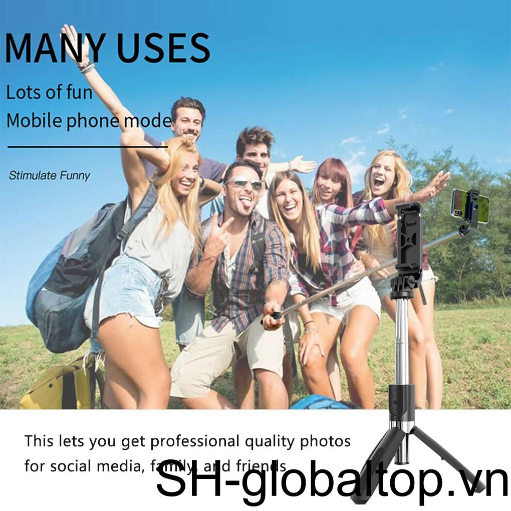 Giá Đỡ Điều Khiển Chụp Ảnh Tự Sướng Bluetooth Cho Điện Thoại Di Động