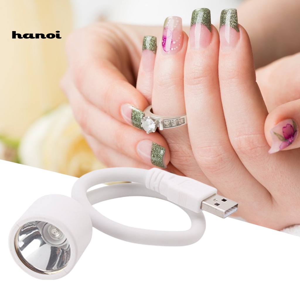 Đèn Hong Khô Sơn Móng Tay Bằng ABS Có Phích Cắm USB Tiện Dụng