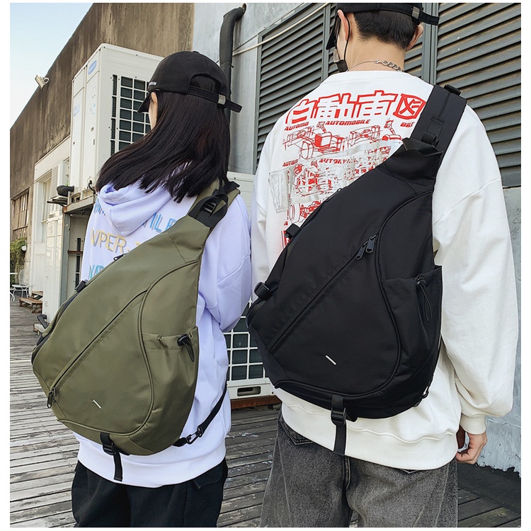 Túi Đeo Chéo Một Bên Vai Dung Tích Lớn Phong Cách Thể Thao Cho Nam