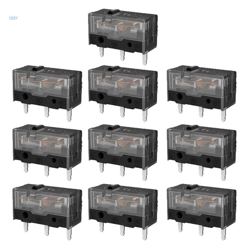 Set 10 Công Tắc Microswitch Thay Thế Cho Chuột Máy Tính 8 0