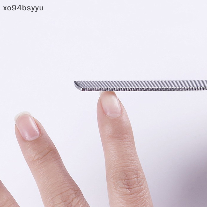 Dũa Móng Tay Xo94Bsyu Hai Mặt Bằng Thép Không Gỉ