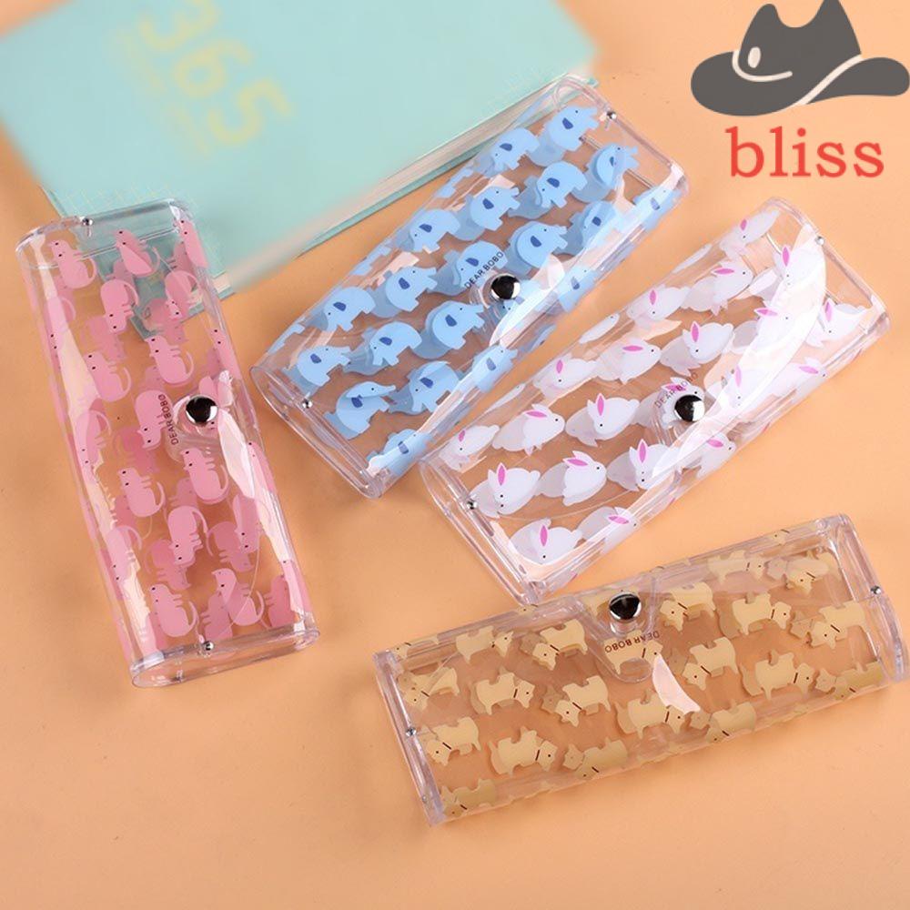 1 Hộp Đựng Mắt Kính Trong Suốt In Họa Tiết Trái Cây / Động Vật Thời Trang Sự Bả