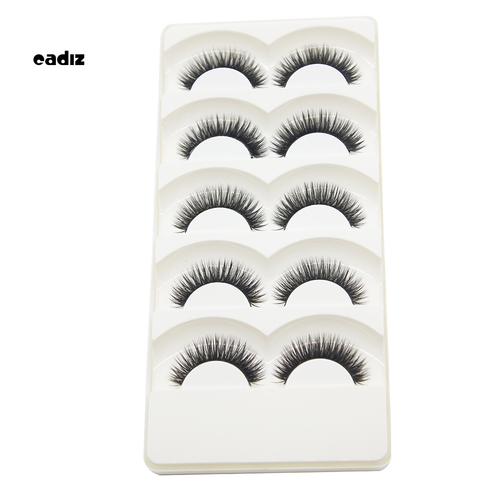 Bộ 5 Cặp Lông Mi Giả Mềm Mại Và Dày