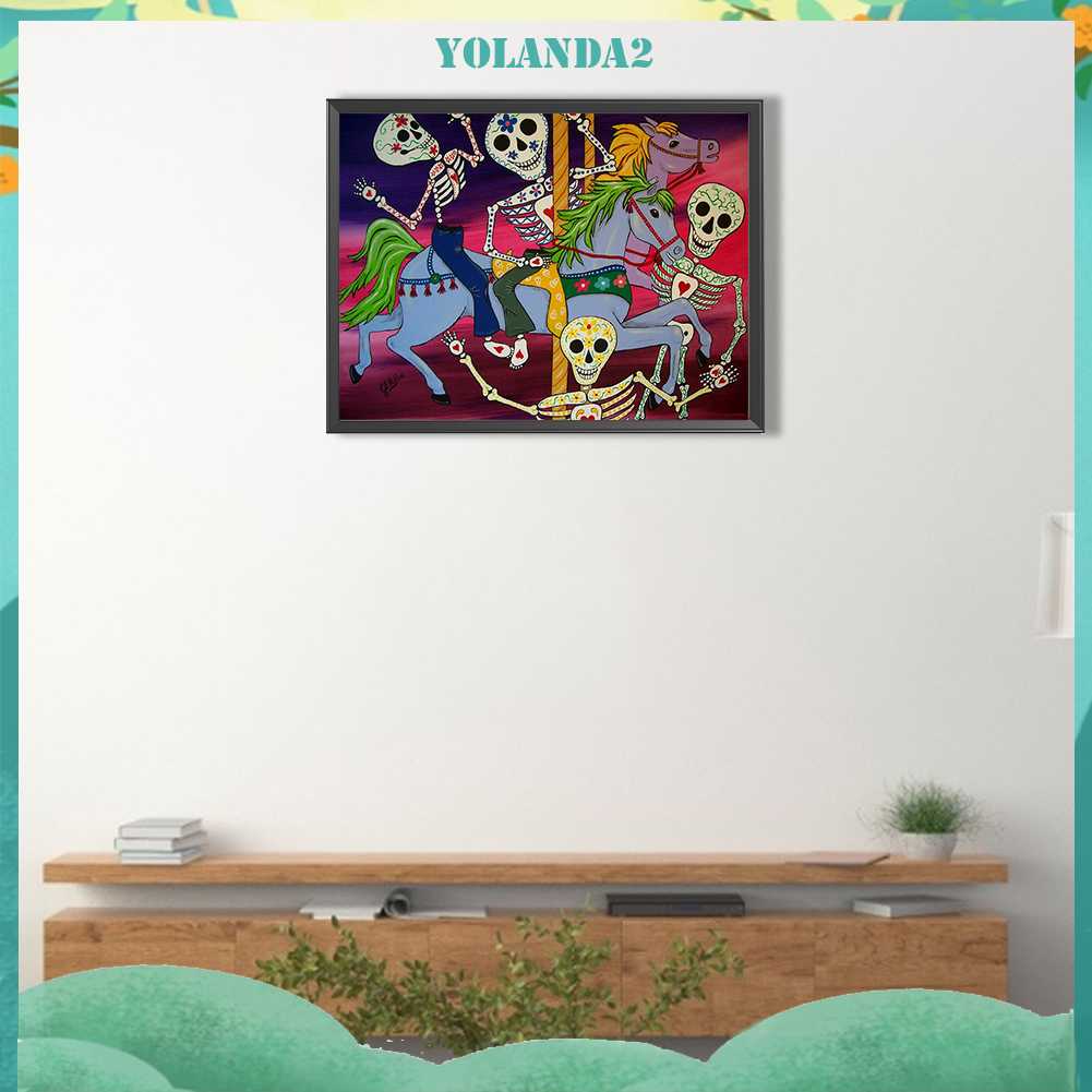 Tranh Đính Đá Kim Cương Toàn Bộ 5D DIY Hình Vẽ Khủng Long