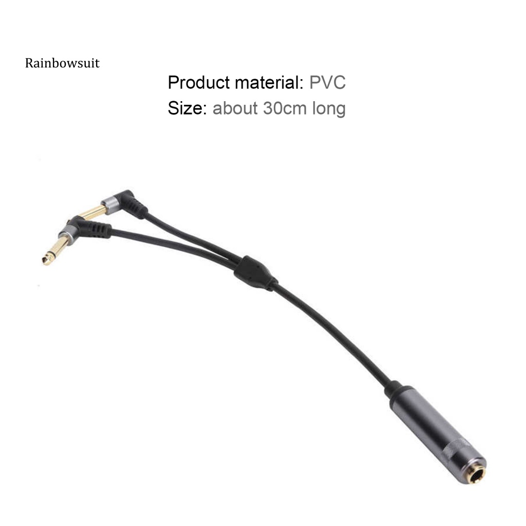 Dây Cáp Âm Thanh Trong Suốt Chống Trầy Xước Tốc Độ Cao 6.35mm Cho Guitar