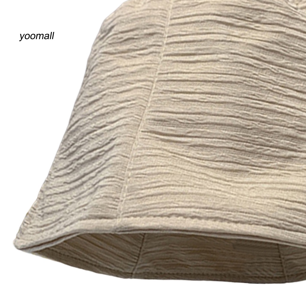 Mũ Rộng Vành Chống Nắng / Tia UV Chất Liệu Chiffon Gọn Nhẹ Chống Mài Mòn Thời Trang Mùa Hè Cho Nữ