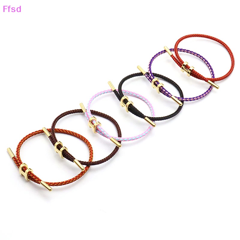 {Ffsd} Vòng Tay Dây Bện Hai Lớp Thời Trang Cho Nam Nữ * Bán Chạy