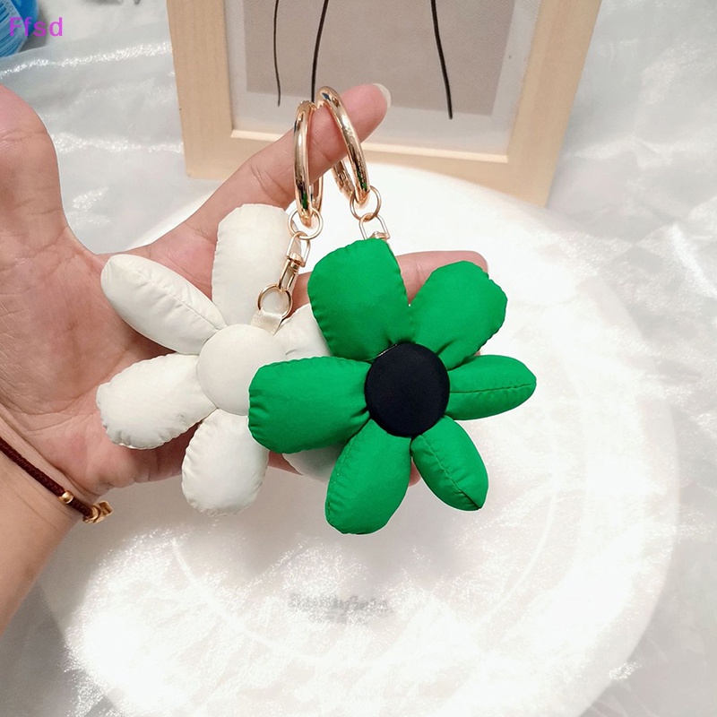 {Ffsd} 1 Móc Khóa Hình Hoa Hướng Dương Hồng Nhồi Bông Đáng Yêu Dành Cho Nữ