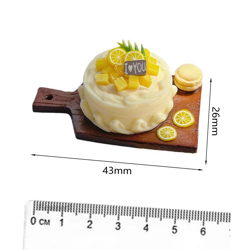 [Fenteer1] Đồ Chơi Búp Bê 1: 6 1: 12 Trang Trí Bánh Kem