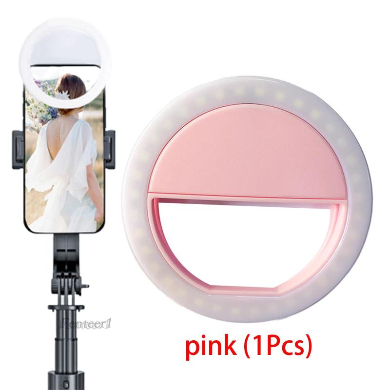 [Fenteer1] Đèn Selfie Kẹp Điện Thoại Di Động Dùng Để Trang Điểm Chụp Ảnh Tự Sướng
