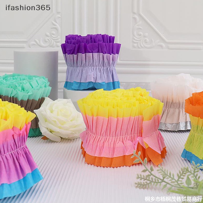 Cuộn Giấy Crepe Đầy Màu Sắc 3M ifashion365 Dùng Trang Trí Tiệc Cưới / Sinh Nhật / Giáng Sinh