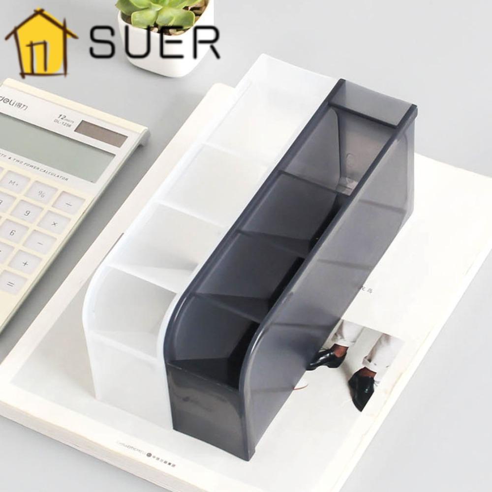 Giá Đỡ Cọ Trang Điểm 4 Ngăn Bằng Nhựa Đa Năng