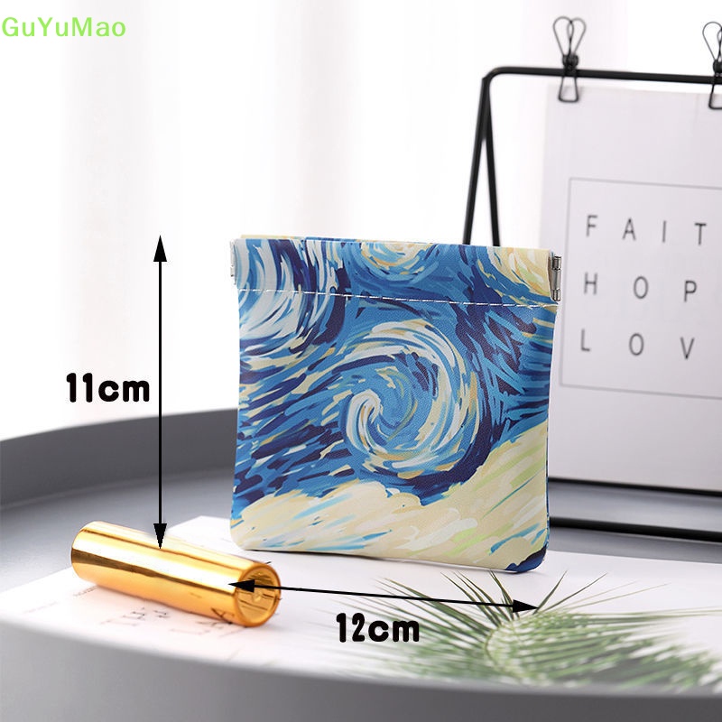 [cxGUYU] Túi Đựng Tai Nghe Dây Cáp USB Chủ Đề Bầu Trời Đầy Sao Tự Đóng Kín PRTA