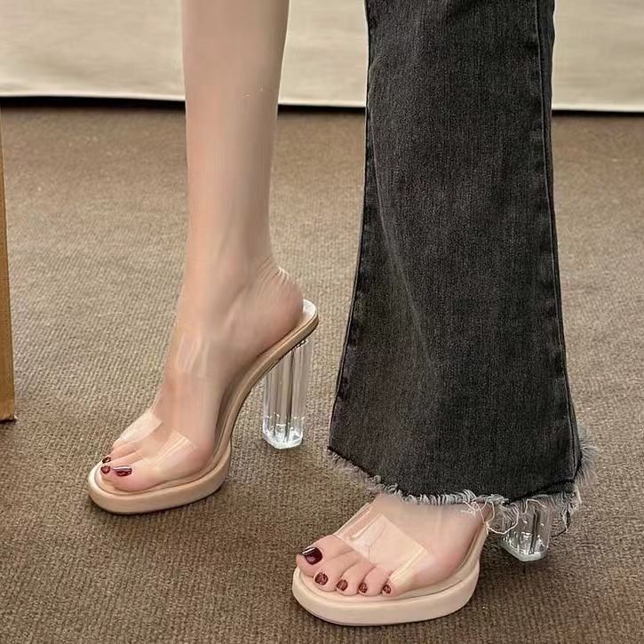 Giày Cao Gót Đính Đá Thời Trang Dành Cho Nữ