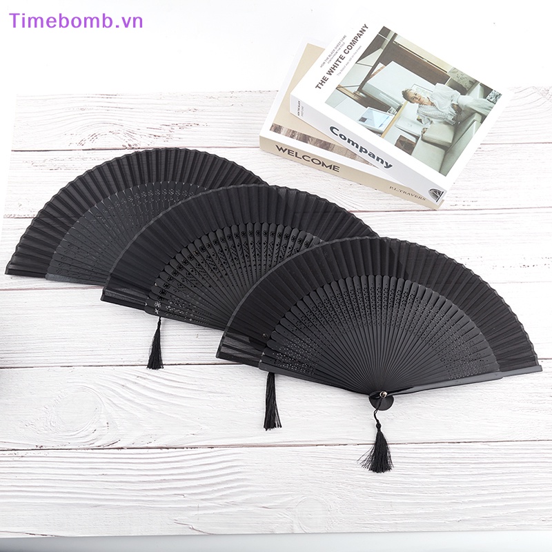 # Túi Đeo Chéo Thời Trang Hàn Cho Nữ # Quạt Xếp Màu Đen Phong Cách Trung Hoa Cổ Điển