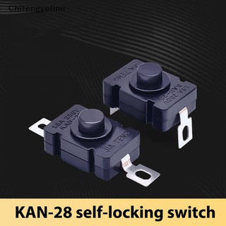 Bộ 5 Công Tắc Đèn Pin Tự Khóa SMD KAN-28 1.5A250V