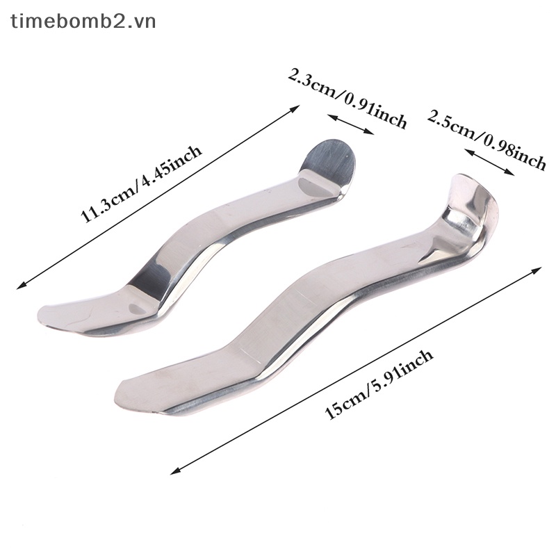 {Timebomb} Móc Mở Miệng Má Hồng Hình Chữ S Bằng Thép Không Gỉ