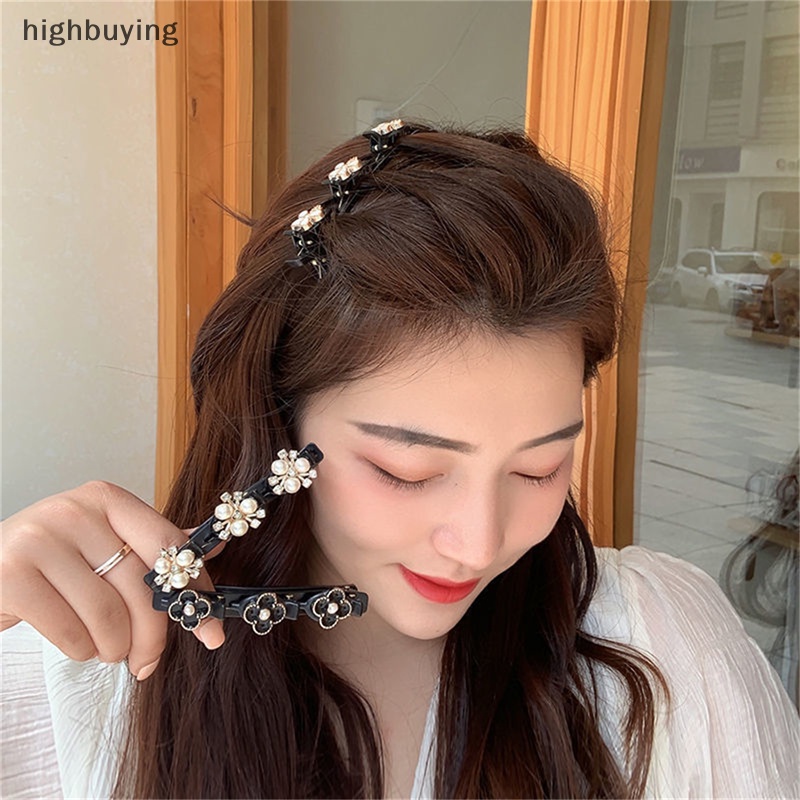 Kẹp Tóc Hình Hoa Đính Ngọc Trai Thời Trang Cho Nữ