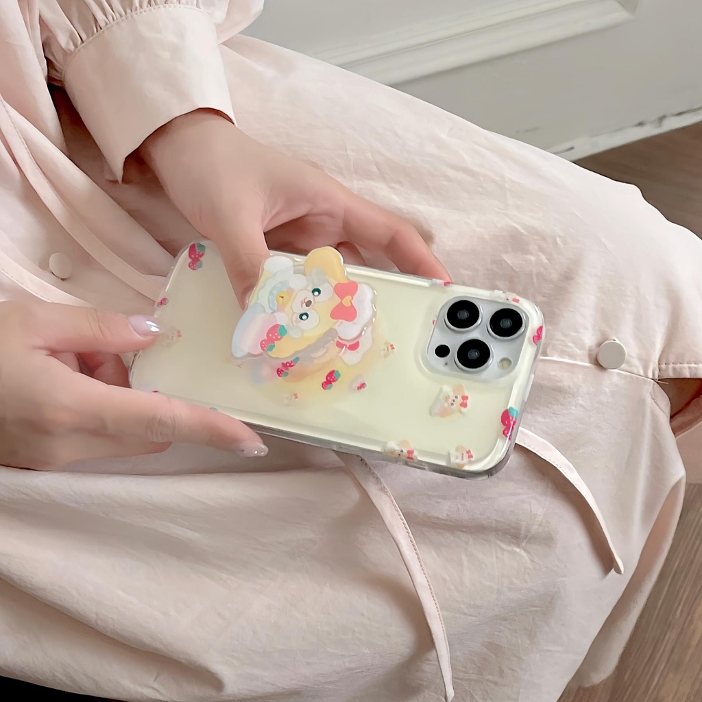 Ốp Điện Thoại Imd Trong Suốt Họa Tiết Hoạt Hình Cún Dễ Thương Cho iPhone 14 13 12 11 PRO MAX