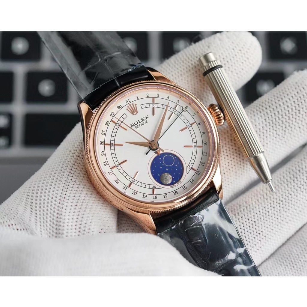 Đồng Hồ Nam Rolex CELINI Moonphase 50535 - BH 12TH