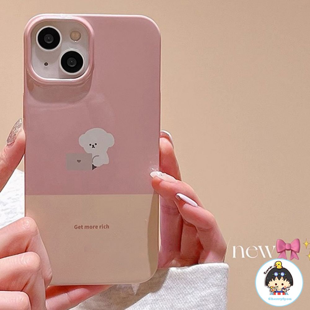 Ốp Điện Thoại TPU Mềm Chống Sốc In Hình Cún Hoạt Hình Dễ Thương Cho IPhone 11 14 13 12 Pro Max