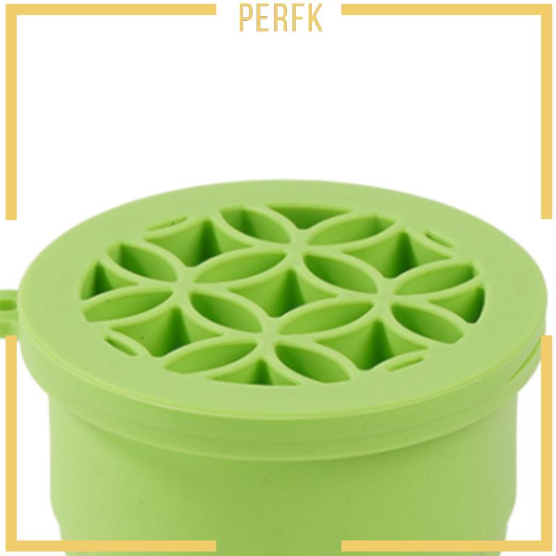 Giá Đỡ Cọ Trang Điểm Bằng Silicon Đa Năng Có Thể Gấp Gọn Tiện Dụng