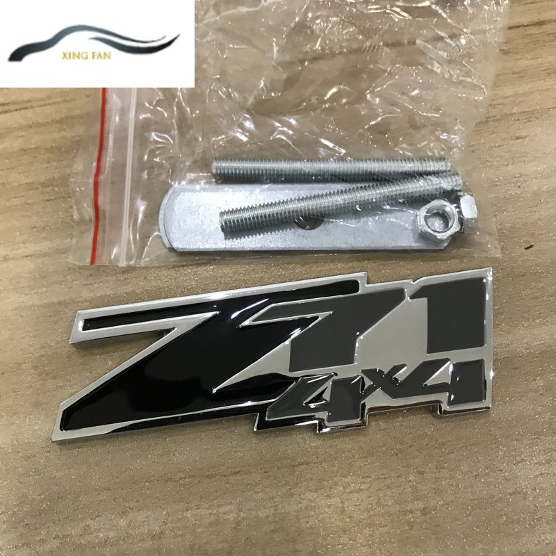 Miếng Dán Kim Loại Z71 4X4 Trang Trí Đuôi Xe Hơi Chevrolet Silverado Chevy Colorado Z71 4X4
