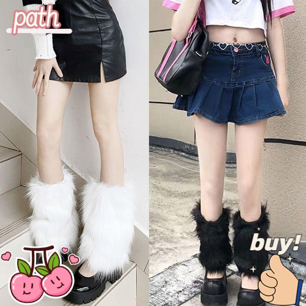 PATH Tất Đầu Gối Phối Lông Thú Cho Nữ