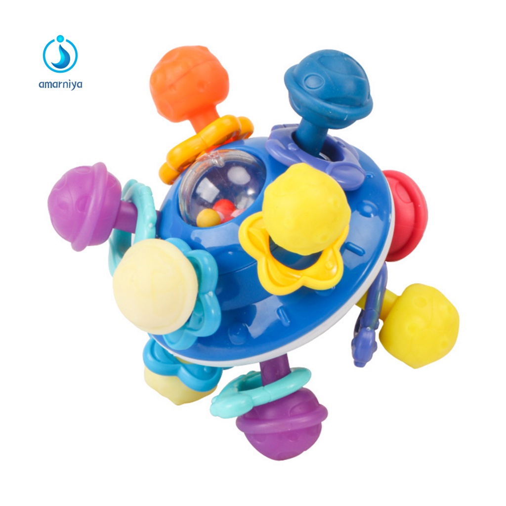 Đồ Chơi Bóng Lục Lạc Manhattan Bề Mặt Mịn Phát Triển Âm Thanh Ảo Thuật Cho Trẻ Mẫu Giáo