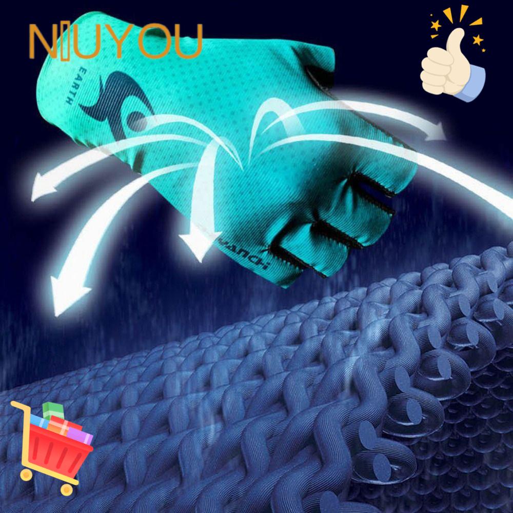 Găng Tay Thoáng Khí Chống Trượt Chống Sốc Dùng Khi Đạp Xe