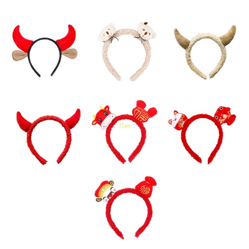 Băng Đô Cài Tóc Hình Sừng Quỷ Độc Đáo Thời Trang Năm Mới