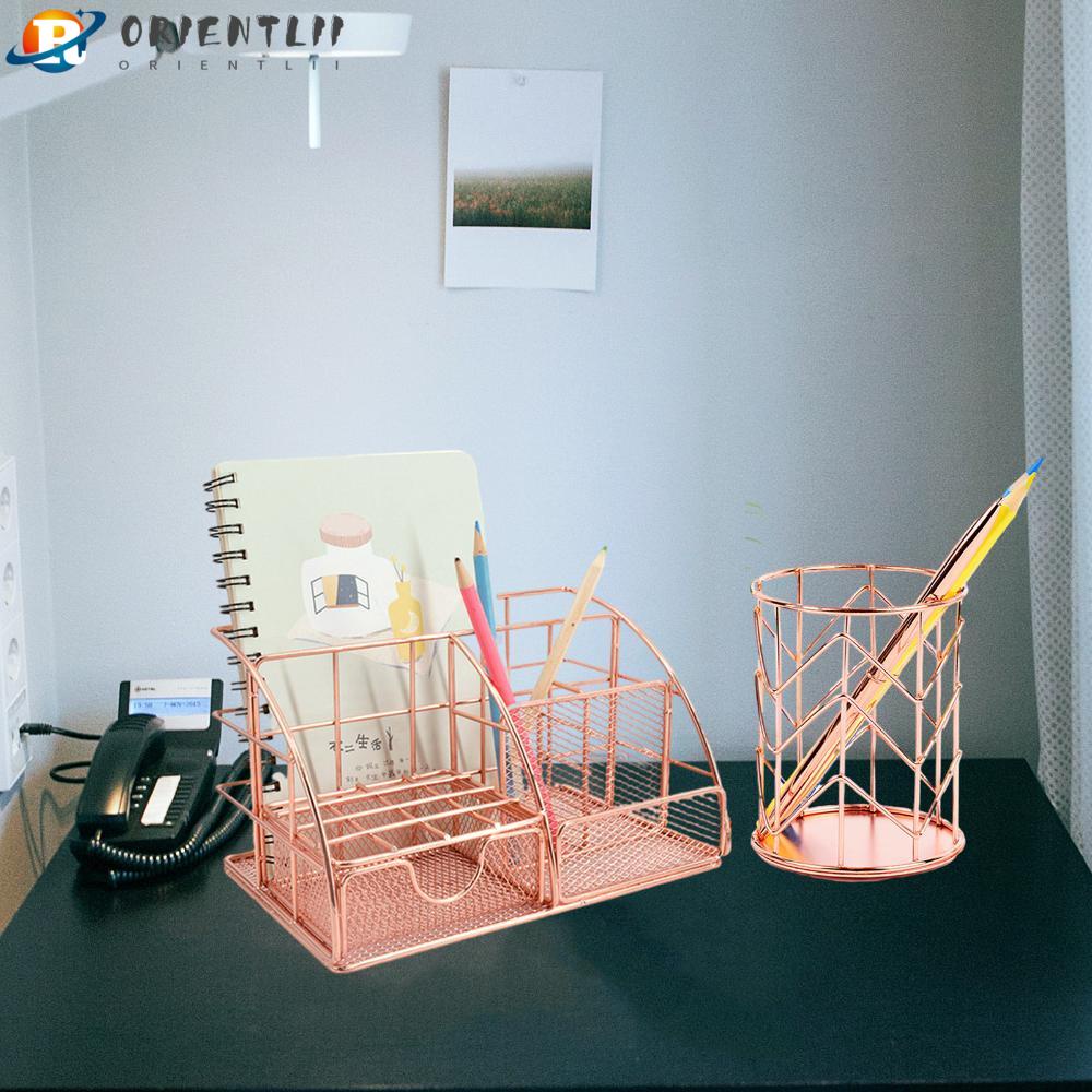 Khay Lưới Đựng Bút Và Giấy Tờ Để Bàn Tiện Dụng