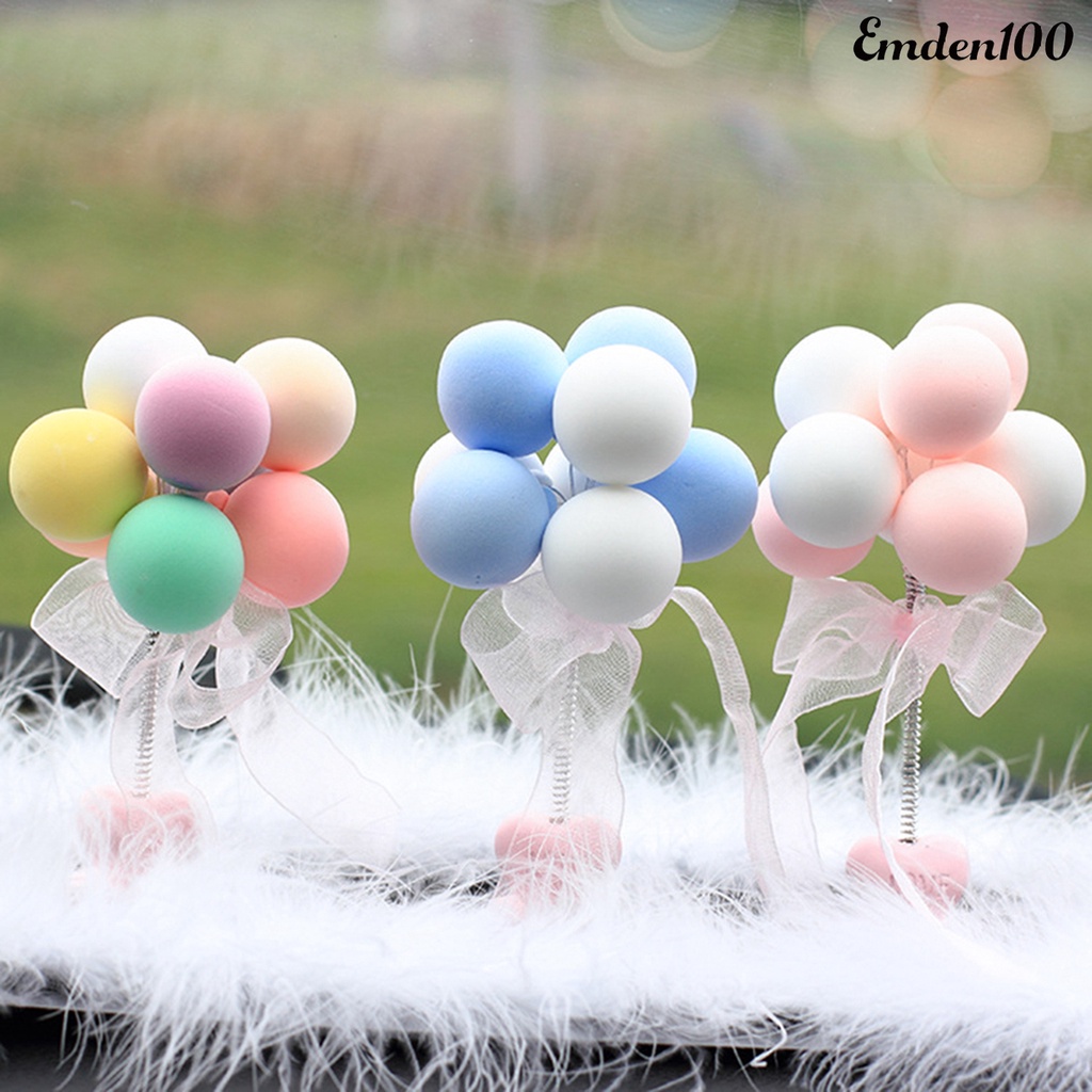 Bong Bóng Nhiều Màu Trang Trí Nội Thất Xe Hơi