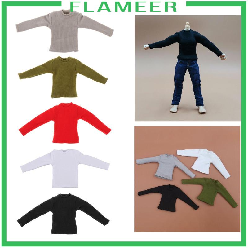 Áo Thun Tay Dài Cho Mô Hình Nam 6 "Tỷ Lệ 1 / 12