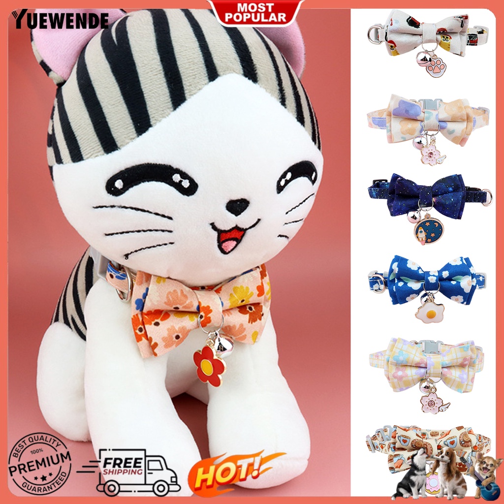 Yq.e Vòng Cổ In Họa Tiết Có Chuông Tháo Rời Được Dành Cho Mèo Cưng Trong Lễ Hội