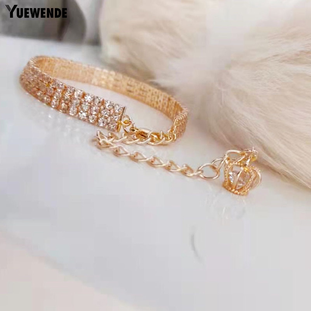 Vòng Cổ Đính Đá Thời Trang Dành Cho Thú Cưng YQ.E
