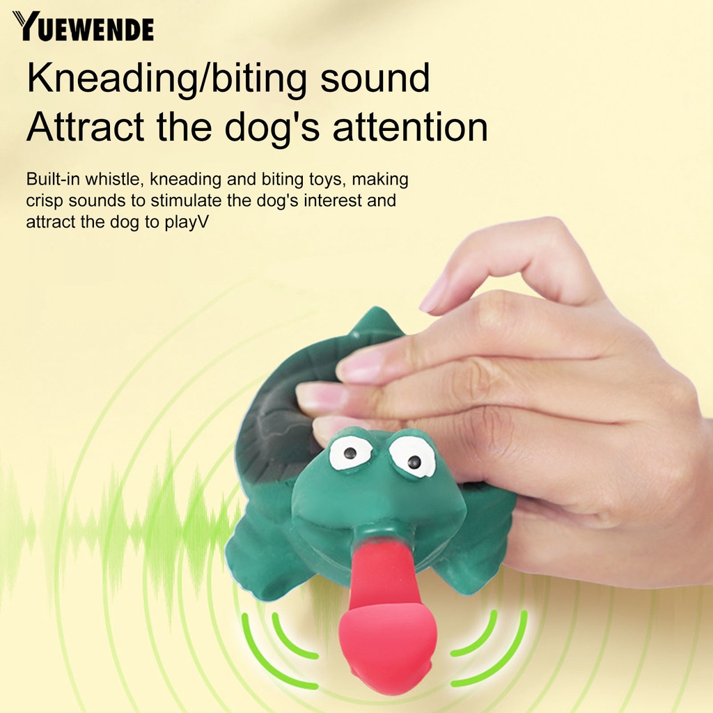 Yq.e Đồ Chơi Mài Lưỡi Mềm Mại Trọng Lượng Nhẹ Có Còi Trong Giảm Căng Thẳng Chống Cắn Hình Rắn / Rùa Hoạt Hình Cho Thú Cưng