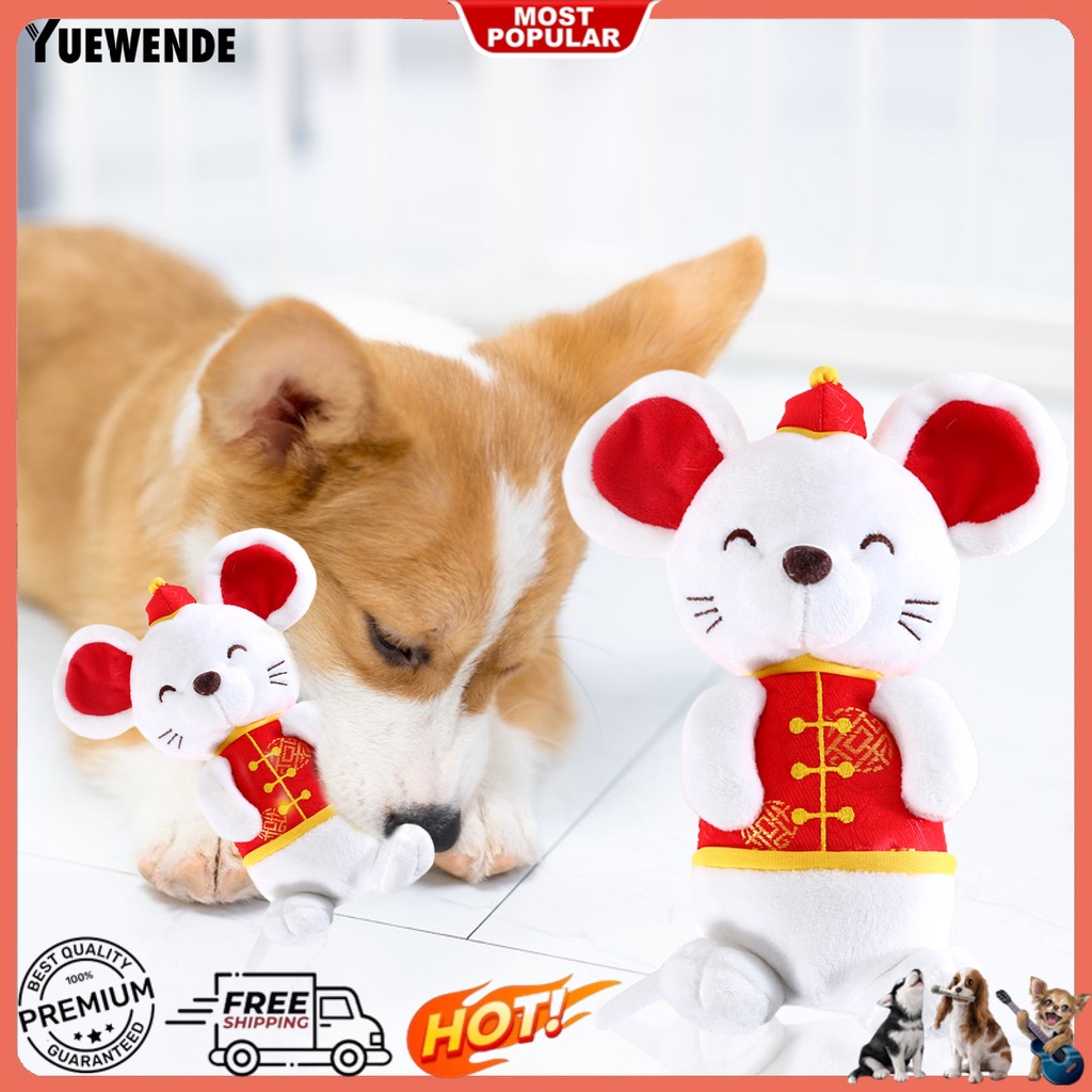 Chuột Nhồi Bông YQ.E Hoạt Hình Chống Cắn Vui Nhộn Cho Mèo Cưng